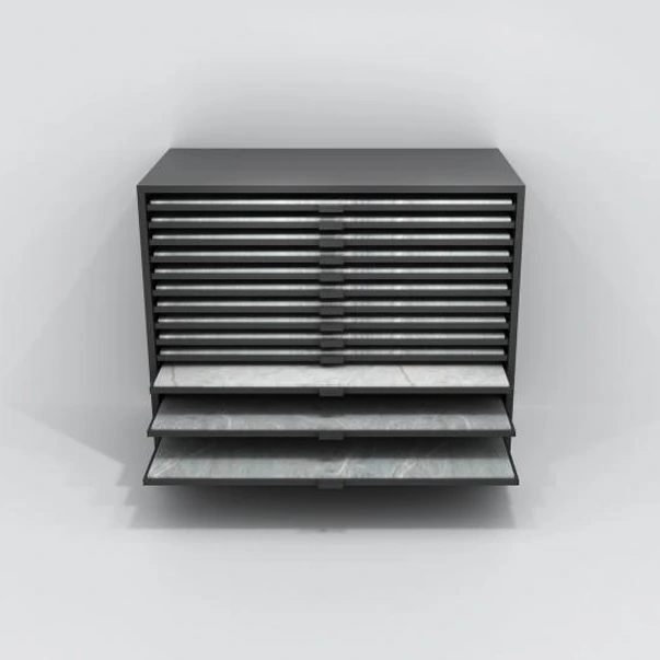 Combination Drawer Hanging Display Stand para sa Tile Stone