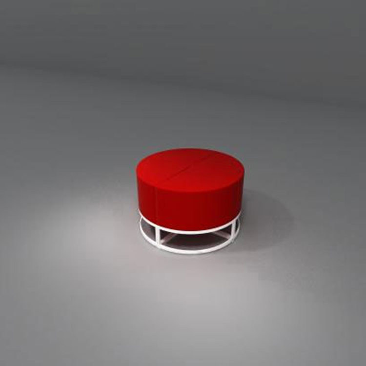 upholstered rest stool na may imbakan