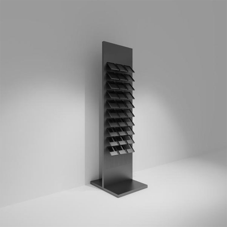 Vertical Wooden Floor Ceramic Display Rack