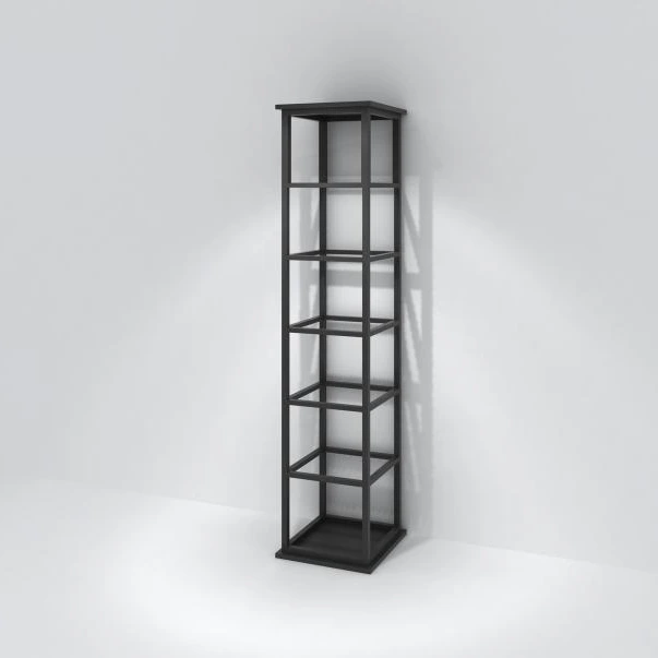 Wooden Floor Rotating Display Stand